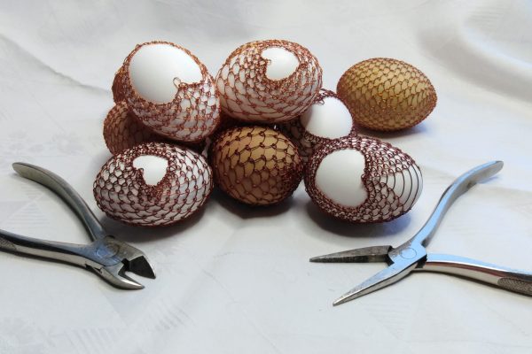 Vorführung - Ostereier mit Drahtverzierung Traditionelle Technik aus Tschechien